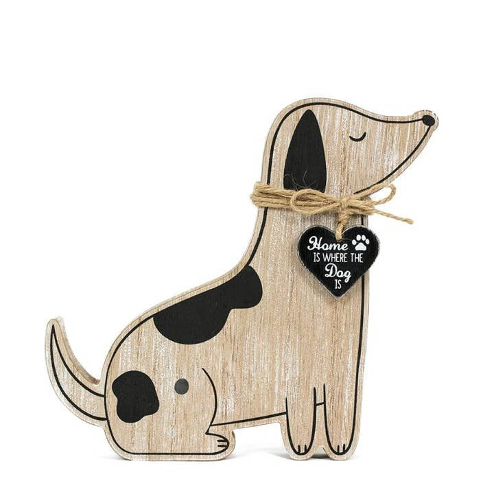 Home Is Where the Dog Is Wooden Dog