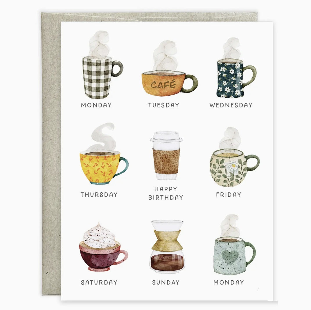 Java Joy Birthday Card