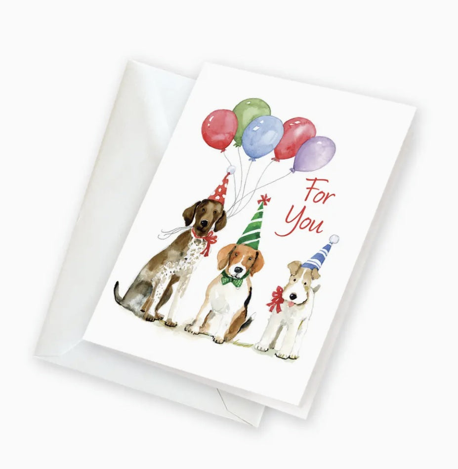 Paw-ty Time Birthday Card