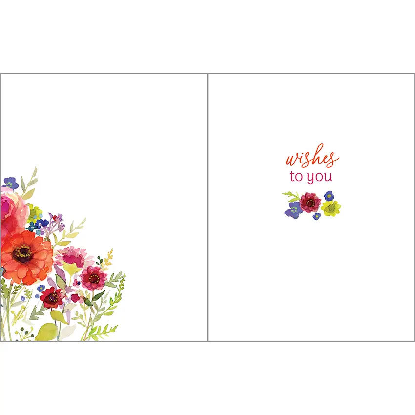 Floral Anniversary Card