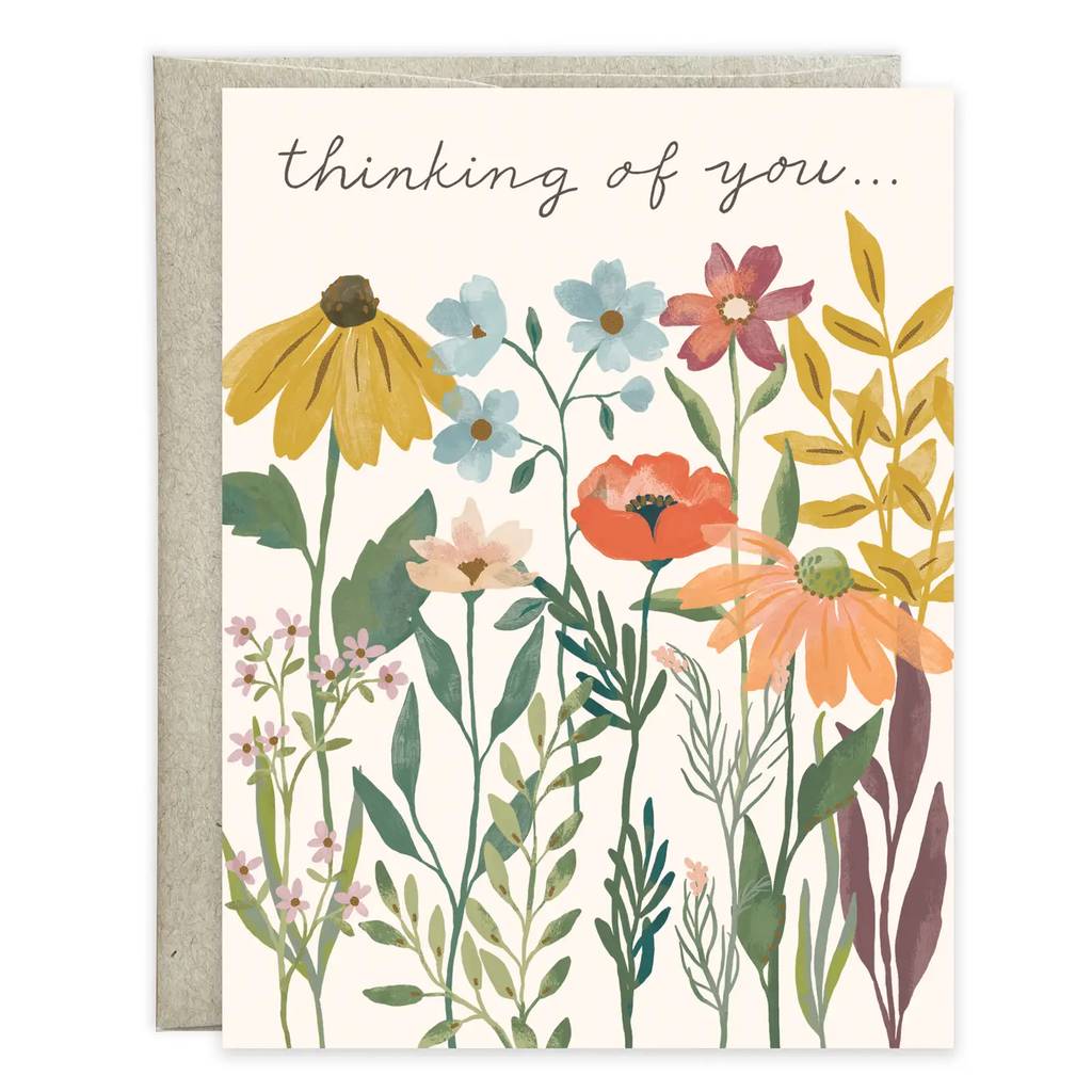 Wildflower Thinking of You Card