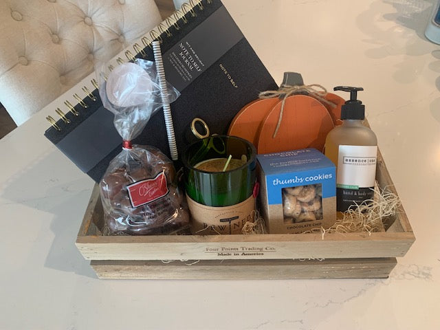 Deluxe Wooden Gift Crate – Curated Comfort & Treats