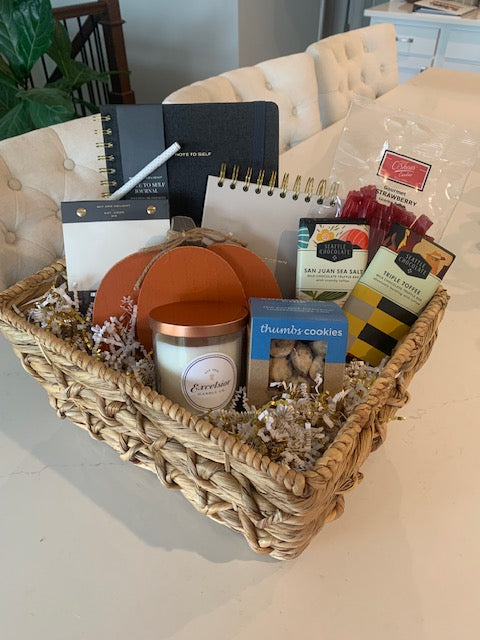 Fall Favorites Woven Gift Basket