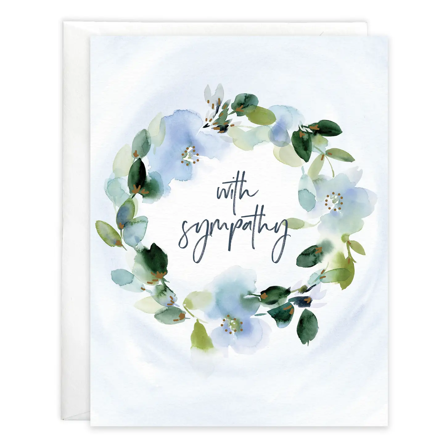 Soft Blue Sympathy Card